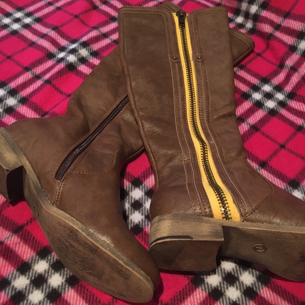 Luichiny boots cute brown warm inside